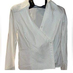Jaime B WHITE Dress  SHIRT Sz M